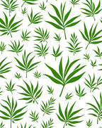Emerald Green Leafy Canopy Rug