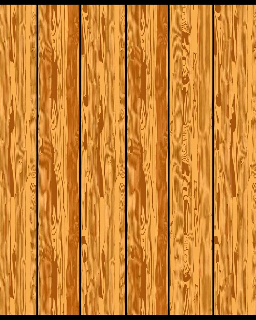 Rich Warm Wood Grain Planks Rug