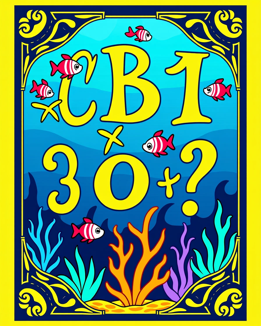 Bright Colorful Underwater World Rug