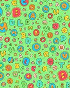 Alphabet Friends Colorful Playful Letters Rug