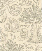 Whimsical Forest Woodland Creatures Rug