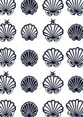Navy Shell Collection Repeat Rug