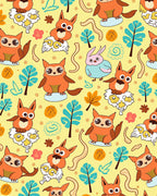 Whimsical Owl Forest Fun Rug