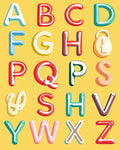Playful Alphabet Blocks Whimsical Letters Rug