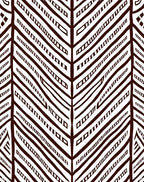 Dark Brown Abstract Chevron Lines Rug