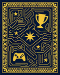 Yellow Circuit Board Trophy Gaming Rug