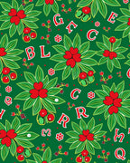Red Berry Green Leaf Alphabet Rug