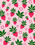 Sweet Strawberry Field Delight Rug