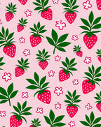 Sweet Strawberry Field Delight Rug