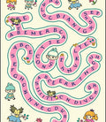 Whimsical Alphabet Maze Character Rug