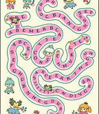 Whimsical Alphabet Maze Character Rug