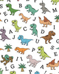 Playful Dinosaur Alphabet Fun Rug