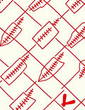 Crimson Laces Diamond Grid Rug