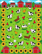 Farmyard Friends Sunflower Meadow Rug