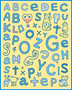 Alphabet Animals And Doodles Rug
