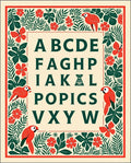 Alphabet Tropical Parrot Floral Forest Rug