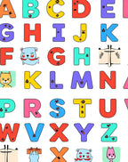 Alphabet ABC ABC ABC ABC Rug