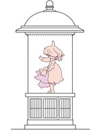 Pink Anime Girl Lantern Graphic Rug