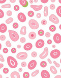 Pink Fruit Slice Scattered Rug