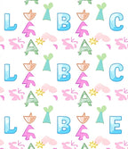 Playful Alphabet Letters and Shapes Rug