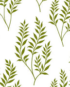 Nature Green Leafy Branches Area Rug