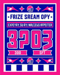 Bold Pink Blue Athletic Numbers Rug