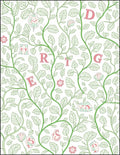 Vineyard Alphabet Garden Medallion Rug