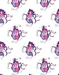 Purple Anime Girl Abstract Swirl Rug