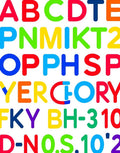 Alphabet Rainbow Blocks Rug