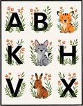 Alphabet Animals Botanical Garden Rug