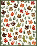 Woodland Friends Animal Forest Rug