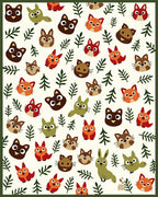 Woodland Friends Animal Forest Rug