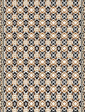 Rustic Geometric Tribal Diamond Rug