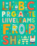 Colorful Whimsical Alphabet Greeting Rug