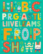 Colorful Whimsical Alphabet Greeting Rug