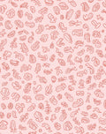 Coral Botanicals Scattered Line Art Rug