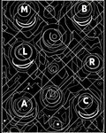 Black White Modern Abstract Geometric Rug