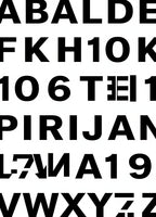 Modern Bold Typographic Collage Rug