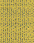 Golden Hexagon Grid Rug