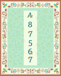 Whimsical Birds Animals Alphabet Numbers Mint Rug
