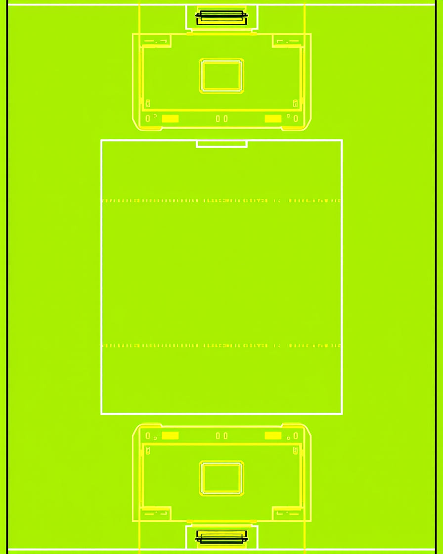Lime Green Geometric Rectangle Arrangement Rug