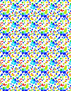 Fun Splatter Paint Colorful Dots Rug