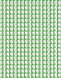 Vertical Green Geometric Steps Rug