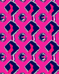 Hot Pink Diamond Shapes Rug