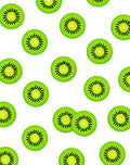 Vibrant Green Kiwi Slice Repeat Rug