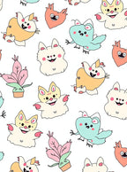 Playful Creature Whimsy Garden Rug