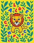Happy Lion Jungle Alphabet Rug
