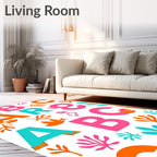 Playful Alphabet Coral Reef Adventure Rug