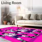Celebration Hockey Players Confetti Rug