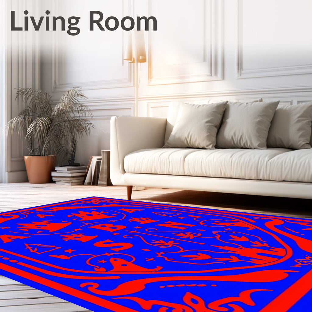 Scarlet Castle Alphabet Regal Rug
